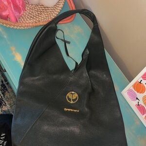 Persaman New York dark green Hobo Bag